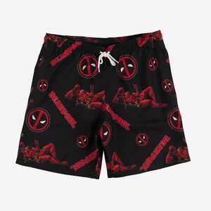 Deadpool - Men's 7" Deadpool Swim Shorts - XL Black